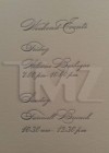 LeBron James & Savannah Brinson wedding invitations