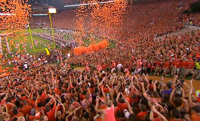 Clemson Has The Best Stadium Entrance In College Football