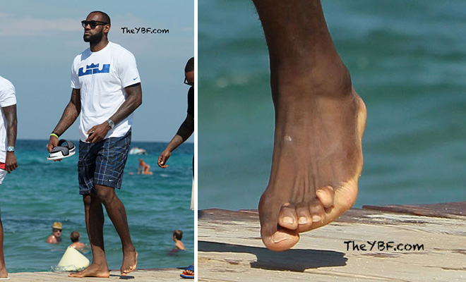 lebron feet