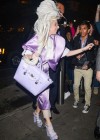 Lady Gaga dressed up like an old lady in New York City