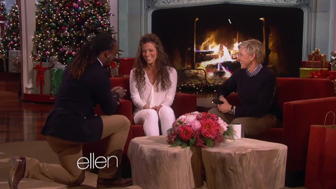 McCutchen pops the question on 'Ellen