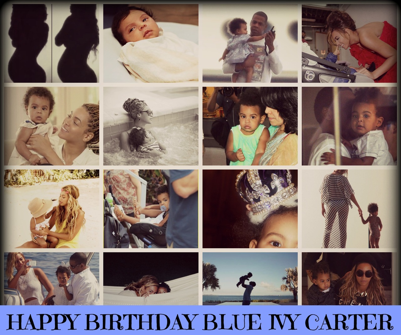 Beyoncé Commemorates Blue Ivy's 2nd Birthday with Fan Tumblr Blog1280 x 1070