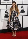 Ariana Grande on the red carpet of the 2014 Grammy Awards