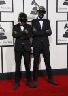 Daft Punk on the red carpet of the 2014 Grammy Awards