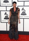 Fantasia on the red carpet of the 2014 Grammy Awards