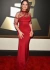 Gloria Estefan on the red carpet of the 2014 Grammy Awards