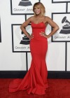 Tamar Braxton on the red carpet of the 2014 Grammy Awards