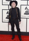 Willie Nelson on the red carpet of the 2014 Grammy Awards