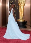 Lupita Nyong’o on the red carpet of the 2014 Oscars