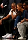 Beyoncé & Jay Z at Brooklyn Nets vs. Miami Heat Game in New York City (Game 4 of the 2014 NBA Playoffs)