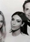 Kim Kardashian with “Girls Gone Wild” creator Joe Francis & his girlfriend Abbey Wilson: Kimye Wedding Reception Photobooth