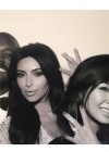 Kanye West & Kim Kardashian with Celebrity Publicist Tracy Nguyen: Kimye Wedding Reception Photobooth