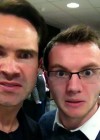 Stephen Sutton with English stand-up comedian Jimmy Carr