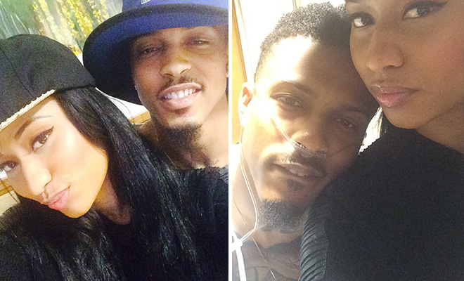 August Alsina Gets a Visit from Nicki Minaj in the Hospital