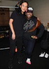 Missy Elliott backstage with Alexander Wang at his H&M launch party in NYC