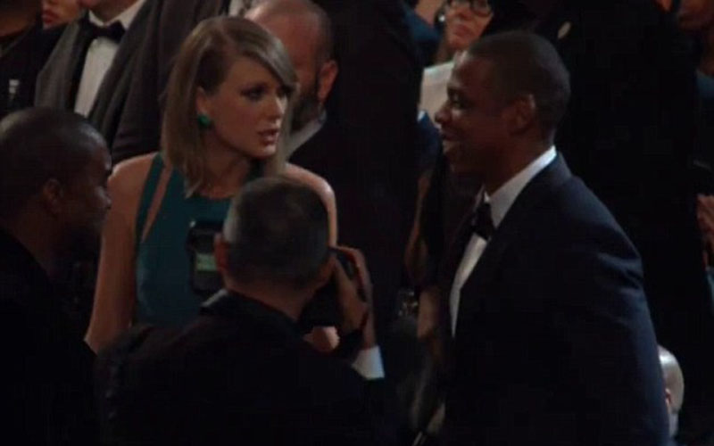 Watch Taylor Swift Force Jay Z Into a Brunch Date at the Grammys