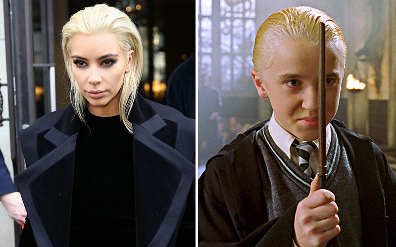 Kim Kardashians New Blonde Hair Makes Her Look Like Draco