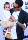 Chris Brown & his daughter Royalty: 2015 Billboard Music Awards Red Carpet