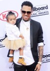 Chris Brown & his daughter Royalty: 2015 Billboard Music Awards Red Carpet