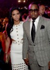 Diddy & Cassie at the Floyd Mayweather vs. Manny Pacquiao Fight in Las Vegas