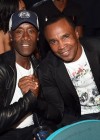 Don Cheadle and Sugar Ray Leonard at the Floyd Mayweather vs. Manny Pacquiao Fight in Las Vegas