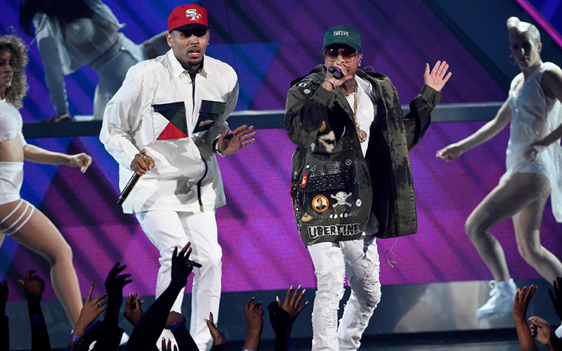Watch Chris Brown Perform with Tyga & Omarion at the 2015 BET Awards