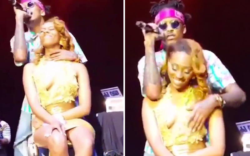 August Alsina Blasted For Groping Womans Breasts Onstage