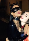 Ciara & Lily Collins at her 30th birthday party