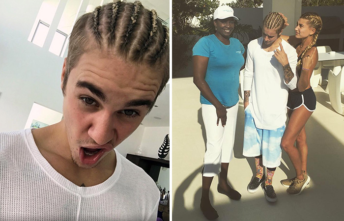 Justin Bieber Knows He Looks Ridiculous Wearing Corn Rows