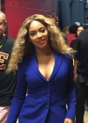 Beyoncé at Game 6 of the 2016 NBA Finals in Cleveland (Golden State vs. Cavaliers)