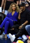 Beyoncé & Jay Z courtside at Game 6 of the 2016 NBA Finals in Cleveland (Golden State vs. Cavaliers)
