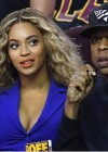 Beyoncé & Jay Z courtside at Game 6 of the 2016 NBA Finals in Cleveland (Golden State vs. Cavaliers)