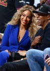 Beyoncé & Jay Z courtside at Game 6 of the 2016 NBA Finals in Cleveland (Golden State vs. Cavaliers)