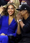 Beyoncé & Jay Z courtside at Game 6 of the 2016 NBA Finals in Cleveland (Golden State vs. Cavaliers)