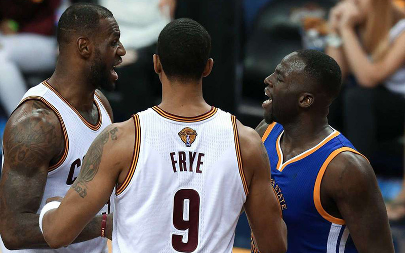 LeBron James and Draymond Green Almost Got Into a Fight in Game 4 of ...