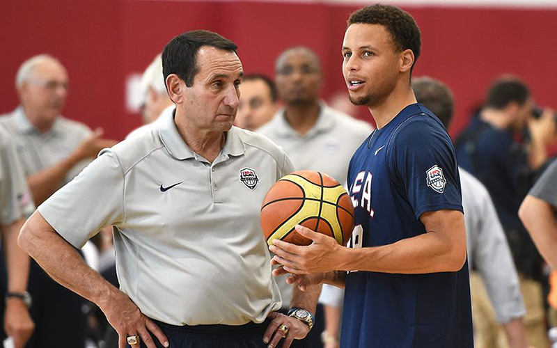 Coach K Says Team USA Is Having "Too Much Fun"