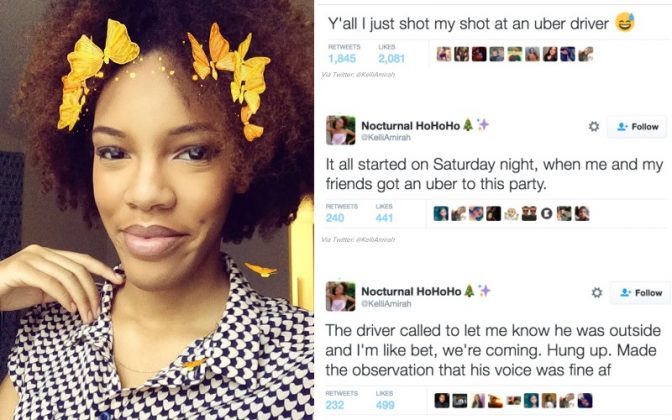 Girls Wild Twitter Story About Trying To Hook Up With Fine Af Uber Driver Goes Viral 5804