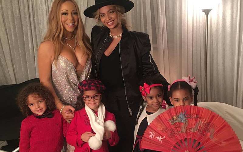 Blue Ivy Meets Roc & Roe: Mariah Carey, Beyoncé and Their Adorable Kids ...