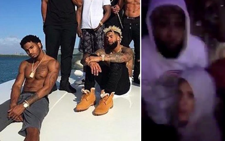 Watch Odell Beckham Jr Gets Real Close With Justin Bieber At New Year