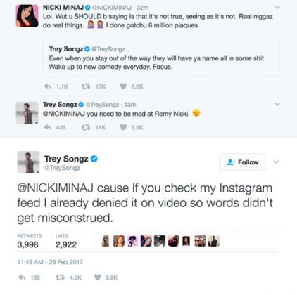Trey Songz Sextape Leaks As He's Caught in the Middle of Nicki Minaj