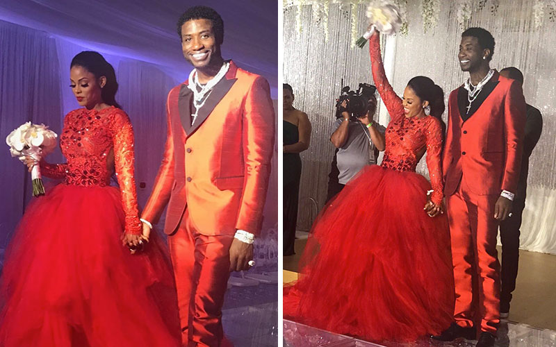 Gucci Mane & Keyshia Ka'oir Wedding Outfits