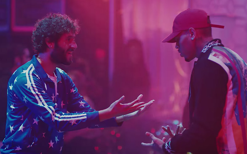 Watch Chris Brown Lil Dicky Switch Lives In Hilarious