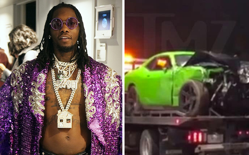 Rapper, Offset Survives Car Crash – HotFM Abuja