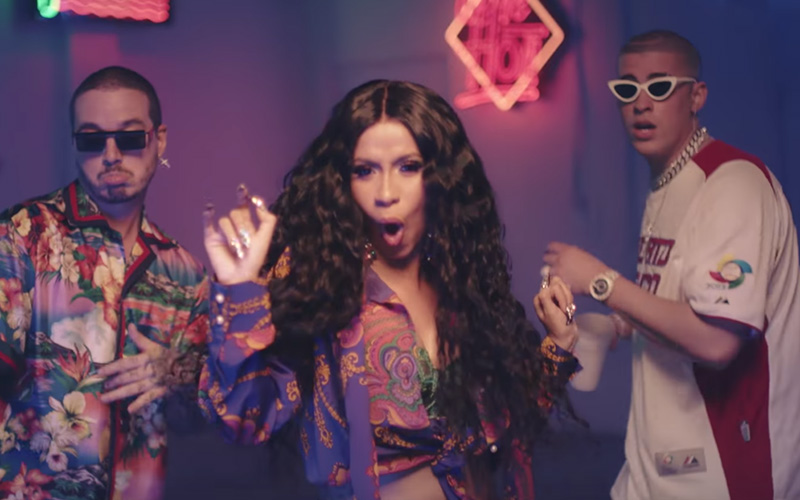 Watch Cardi B Parties With Bad Bunny And J Balvin In I Like It Video 6624