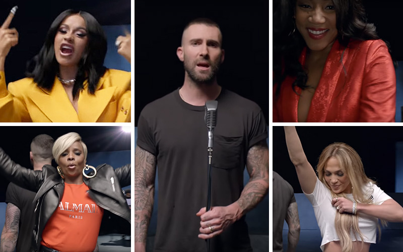 maroon 5 girls like you who are the women in the video