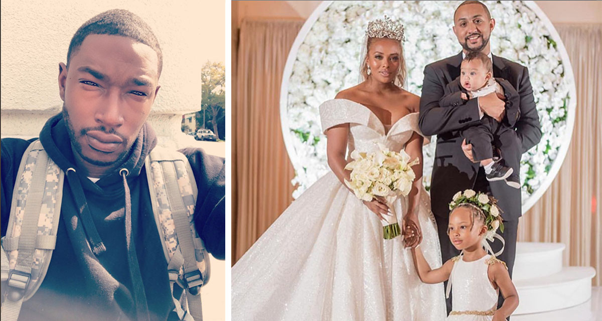 eva marcille wedding dress