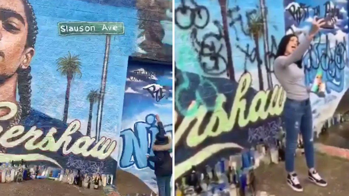 Nipsey Hussle Mural In South Los Angeles Vandalized Twice In 24 Hours