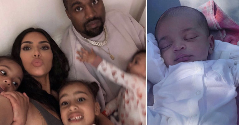 Psalm Ye West, Kim & Kanye's Newest Baby, Makes His Adorable Debut on ...