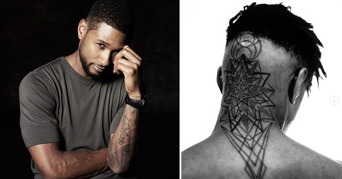 Is Usher's New Head Tattoo a Cry for Help, Attention or an Incredible