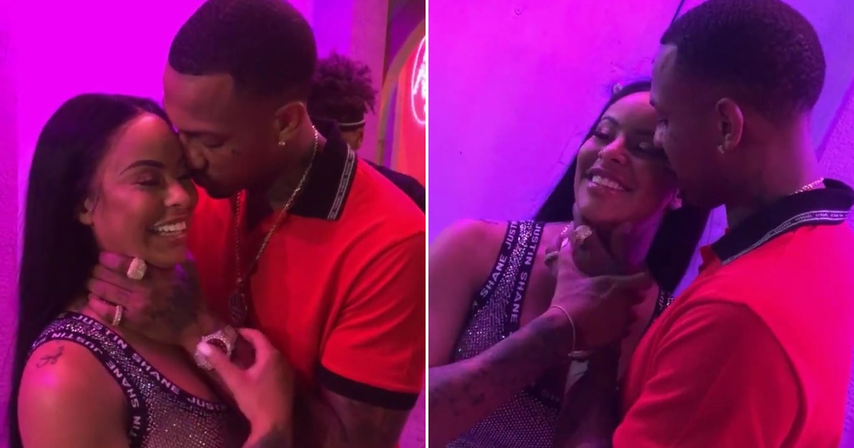 Video of Alexis Skyy’s Boyfriend Trouble Gripping Her Neck As She Uncomfort...